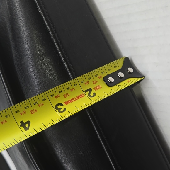 Vintage Coach 9072 Shoulder Bag Black Leather - Picture 6 of 11